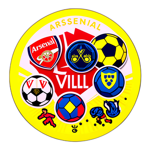 Energetikong Sticker ng Arsenal vs Villarreal