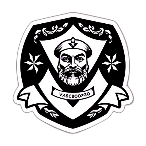 Adhesivo de la Rivalidad Vasco da Gama y Botafogo