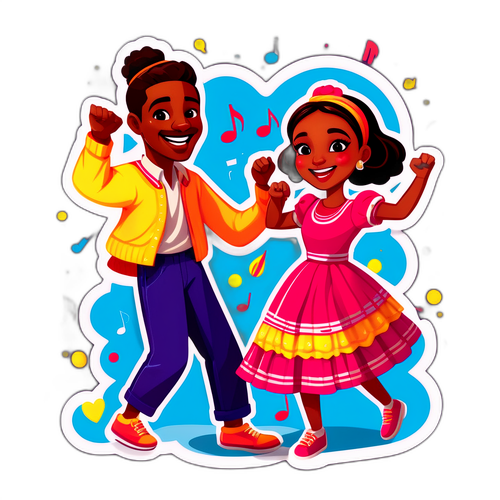 Jore ja Zpoppa tanssimassa