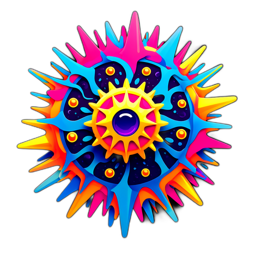 Rappresentazione Artistica del Coronavirus