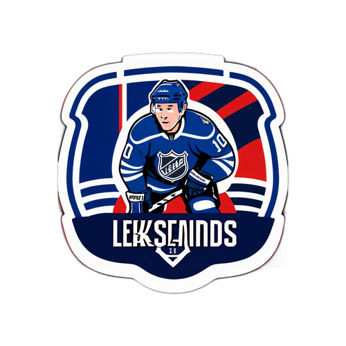 Sticker med Leksands IF:s logotyp