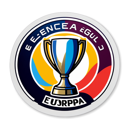 Sticker z logo UEFA Europa Conference League