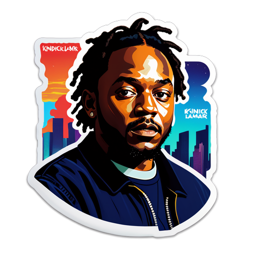 Sticker van Kendrick Lamar Album Covers