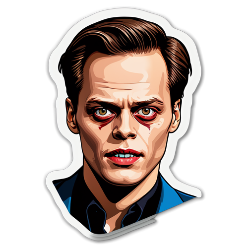 Fruktansvärd och Fascinerande Bill Skarsgård Sticker