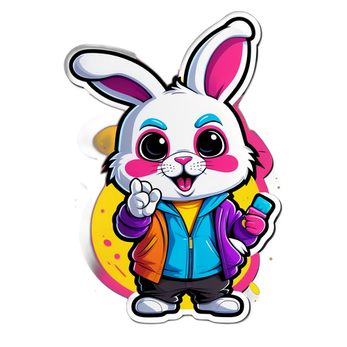 מדבקת הארנב של באד באני