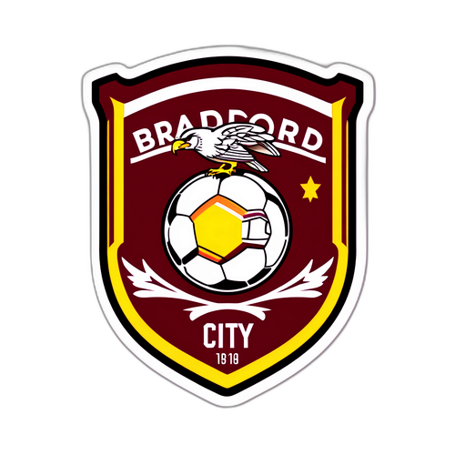 Stiker Vintage Bradford City