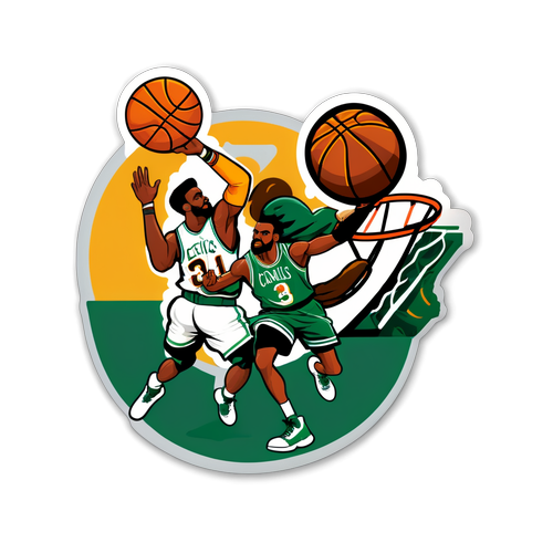 Stiker ng Cavaliers at Celtics sa Labanan