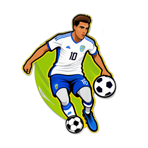 Gabriel Baralhas Jogando Futebol