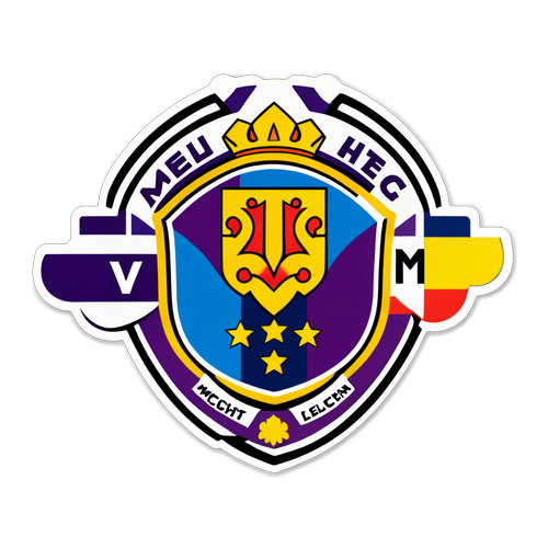 Autocollant pour le match Anderlecht vs. Mechelen