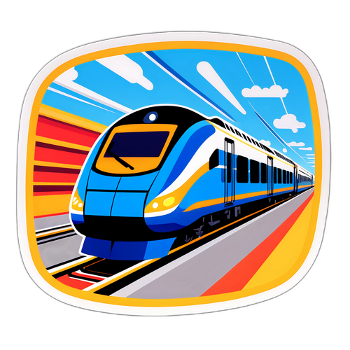 高速列车礼仪贴纸