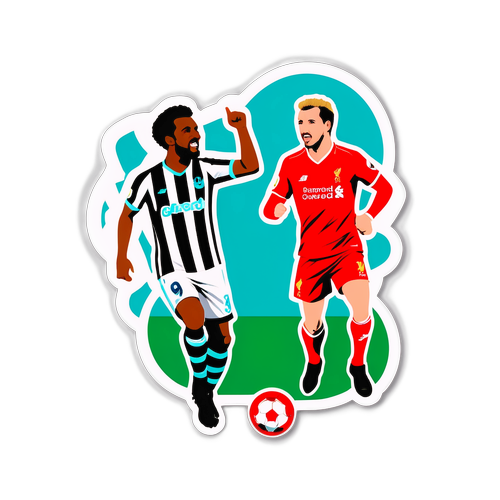 利物浦與紐卡斯爾比賽瞬間的緊張氣氛