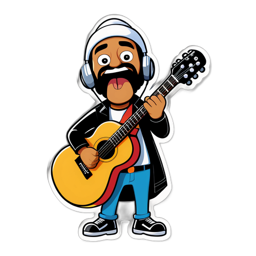 Sticker de Salas Maxi como personaje animado