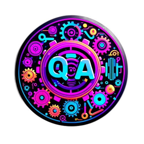 קטע מדעי עתידני עם 'Q AI'