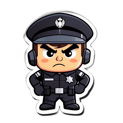 Satirikal na Sticker ng Reklamo sa Uniporme ng Baricuatro