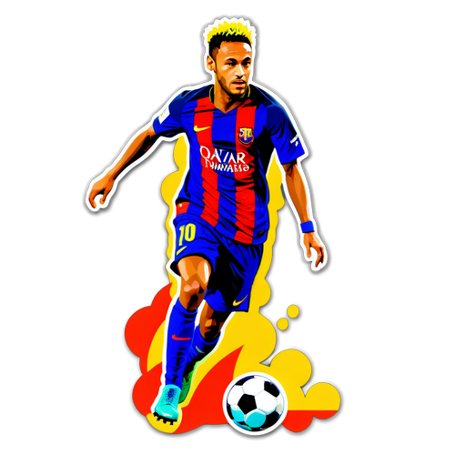 Vibrant Neymar i aksjon