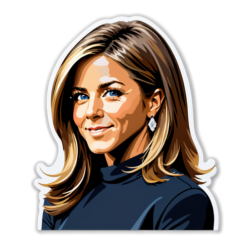 Ritratto artistico di Jennifer Aniston