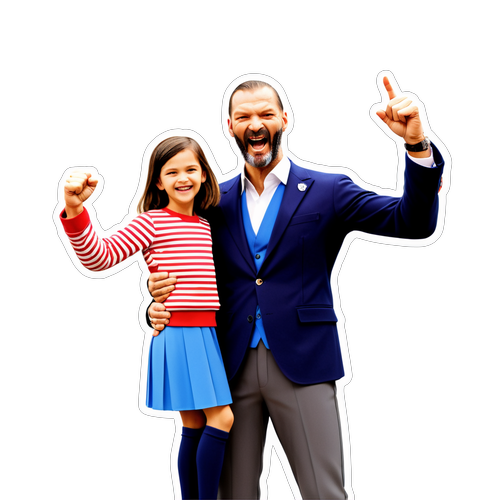 Unforgettable Olympic Moments: Fred Sirieix & Daughter Celebrate Family Passion! 