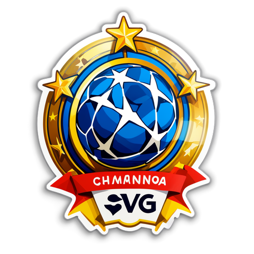 Desenho do Emoção na Competição da Liga dos Campeões