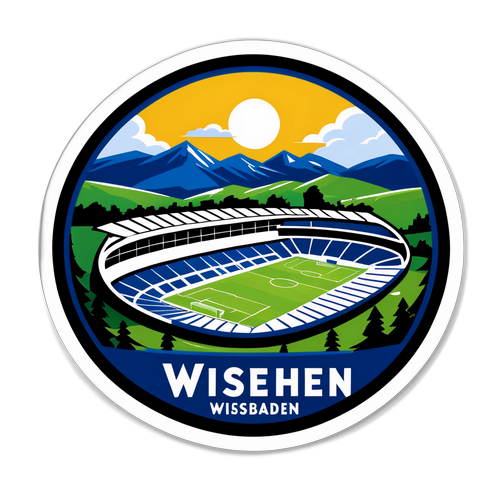 Sticker med Wehen Wiesbaden-logo