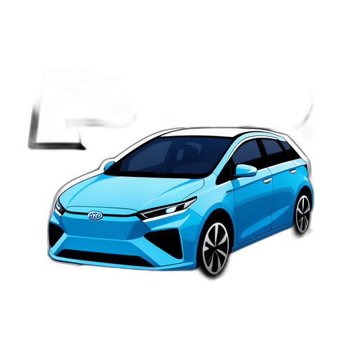 Stiker Futuristik 'BYD'