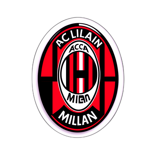 สติ๊กเกอร์โลโก้ AC Milan