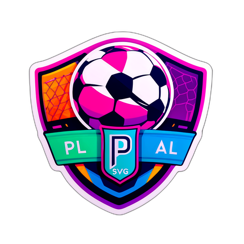 PL Fotboll Klistermärke