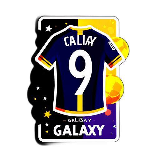Áo sọc LA Galaxy rực rỡ