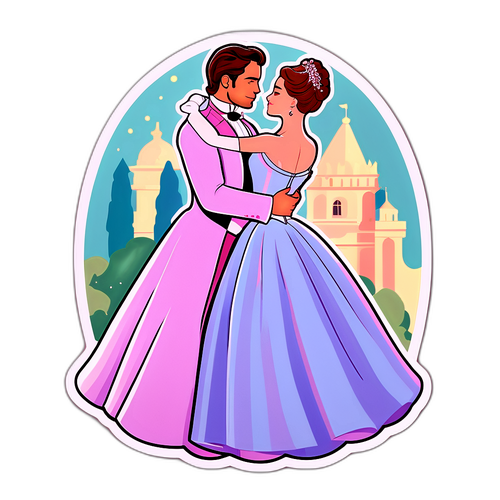 Romantische Szene aus Bridgerton Staffel 5