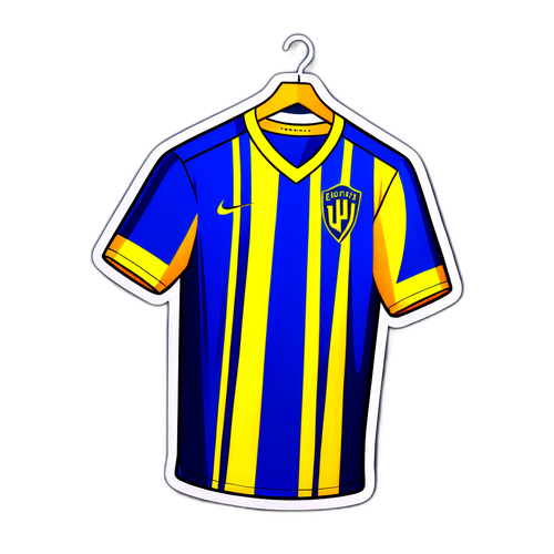 Camiseta Boca Juniors en el aire