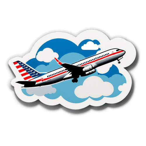 Grounded Flights: American Airlines Takeoff Sticker