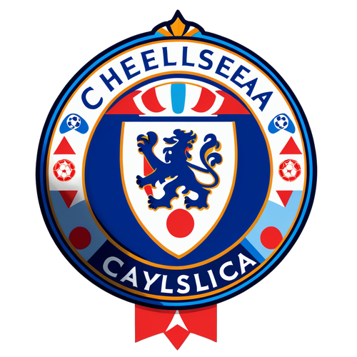 Designa en sticker med Chelsea och Crystal Palace