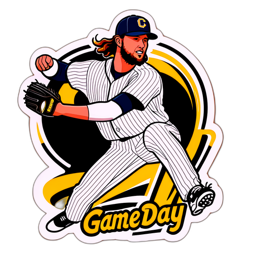 Gerrit Cole Game Day Sticker