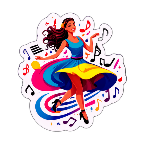 Adesivo Vibrante di Danza