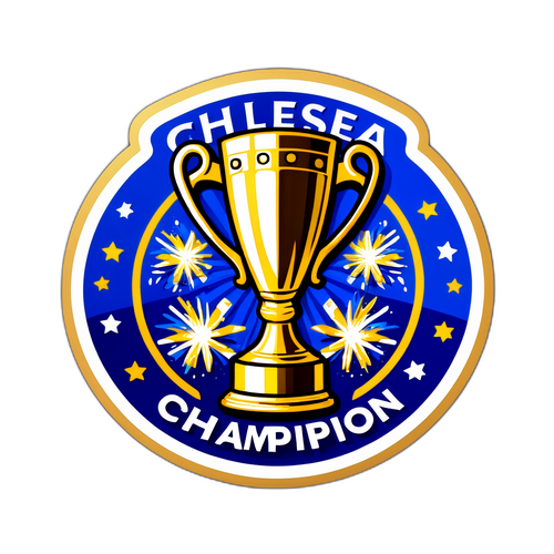 Chelsea FC Bajnok Sticker