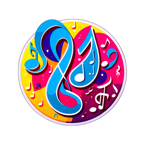 Стікери з стильним абстрактним дизайном TikTok