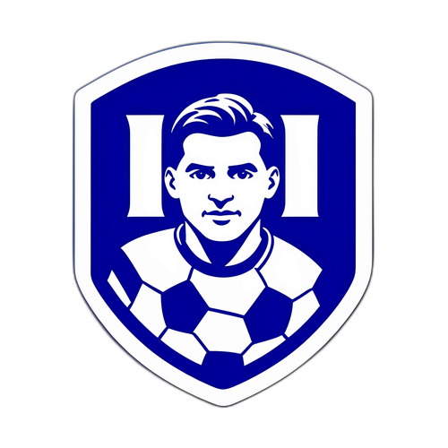 Sticker der Fußballtradition von Schalke