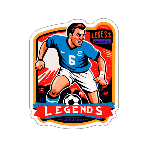 Futbol Efsanelerini Kutlayan Retro Tasarım