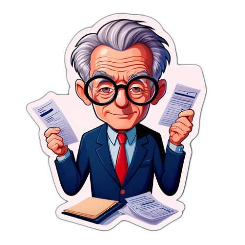 En fantasifull design med en tecknad version av Epstein