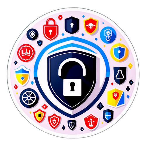 サイバー攻撃防止のためのシールドとロックのシール