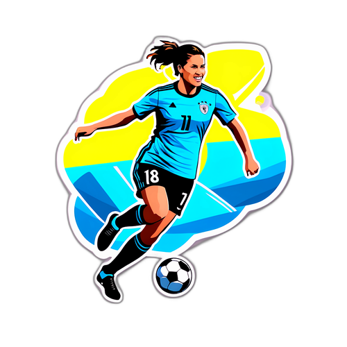 Simone Ballack im dynamischen Fußballmoment