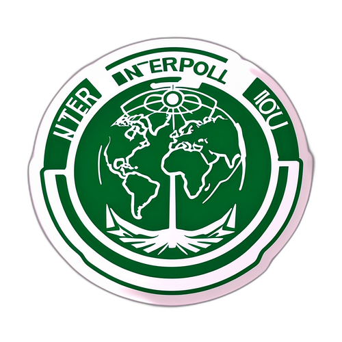 Інтерпол на наліпці