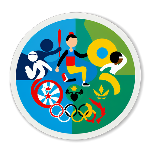 Cuộc Hành Trình Dòng Chảy Thể Thao: Sticker Olympic Đầy Đoàn Kết Đang Chờ Bạn Khám Phá!