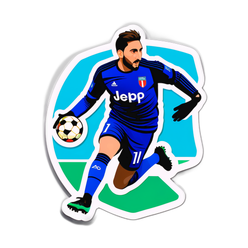 Edgy Gianluigi Donnarumma Keeper Sticker