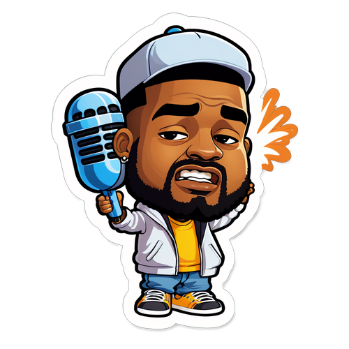 Rapper-Style Sticker für Xatar