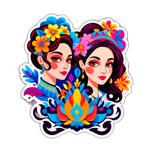 Autocollant artistique par Caterina Caselli