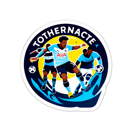 Stiker Aksi Tottenham Hotspur vs Newcastle United