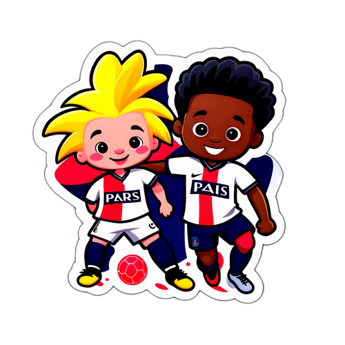 Sticker amuzant PSG vs Angers