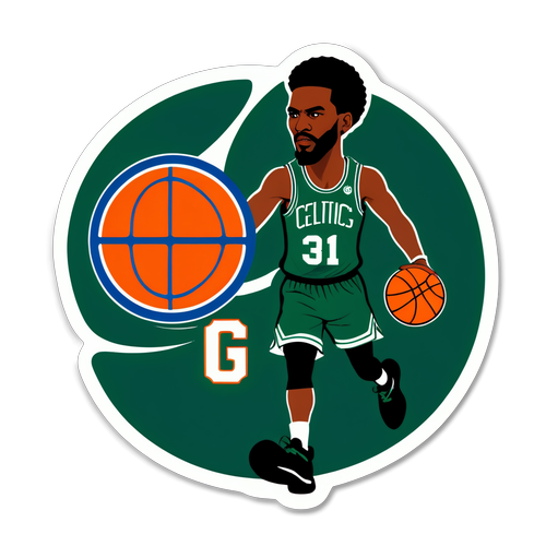 Stiker Rivalitas Celtics vs Knicks
