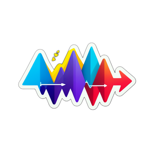 股市指數波動主題貼紙