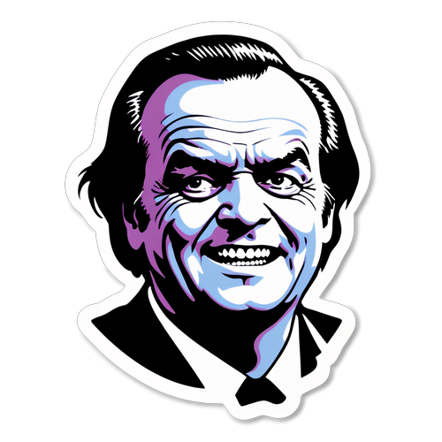 Retro Portræt af Jack Nicholson